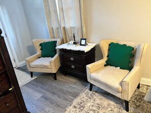 Bedroom sitting area