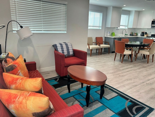 Bright and Welcoming: A space filled with light and warmth.
