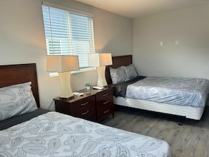 Luxurious Bedding: Sink into comfort and luxury.
