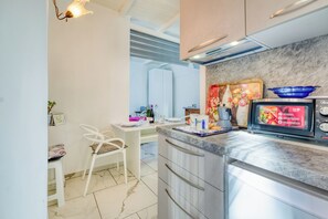 Kitchen and dining area