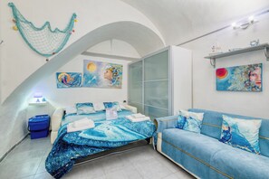 Sofa bed (sleeping area for studio)