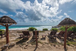 Sunbathing area with incredible views
