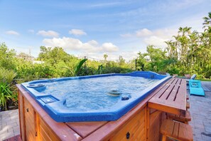 Patio | Dining Set | Lounge Chairs | Swim Spa