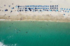 Seaside perks: complimentary chairs, trolley – don't miss out! Limited seating! First come first serve!