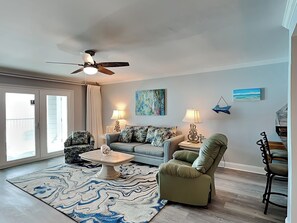 Living Area with Sofa Sleeper