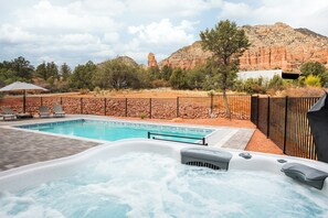 View from the 6 person Hot Tub