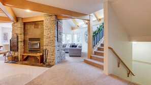 Staircase to Living/Bedrooms 