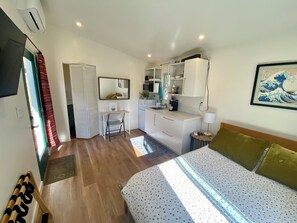 Bedroom, Kitchenette, and Table 