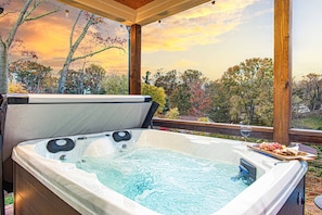 Bain à remous extérieur