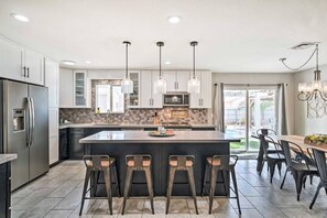modern and spacious kitchen