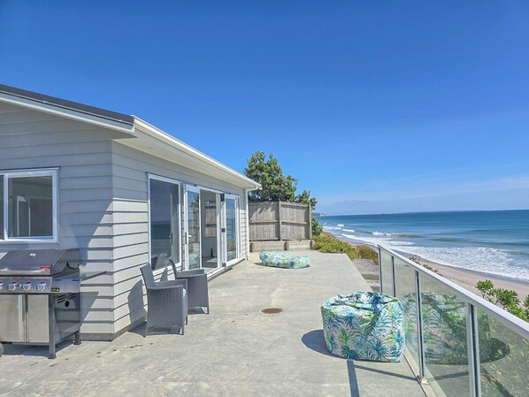 Beachside deck