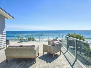 Beach side deck out from master bedroom