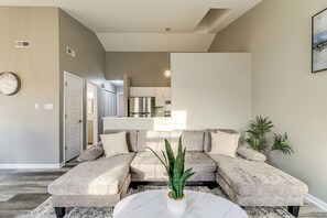 Living Room | Smart TV | Electric Fireplace