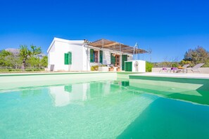 Schwimmbad des Ferienhauses
