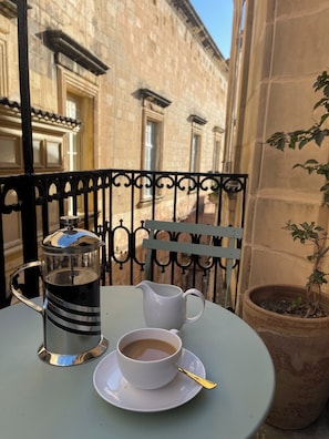 Take a coffee on the master bedroom balcony and enjoy the view.