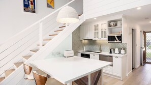 Dining area and kitchen 