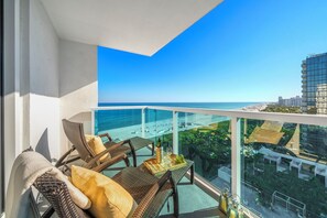 Private Balcony with Ocean View