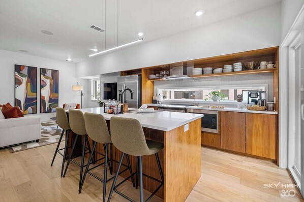 Large kitchen area!