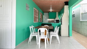 Seating area,BBQ facilities