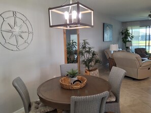 Each room flows seamlessly into another in this beautiful home!