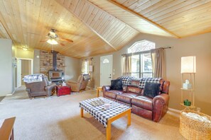 Living Room | Wood-Burning Stove | Board Games