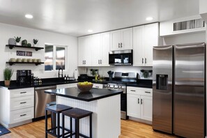 Fully Stocked Kitchen for all your cooking needs
