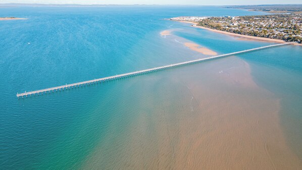 Utsikt mot havet/stranden