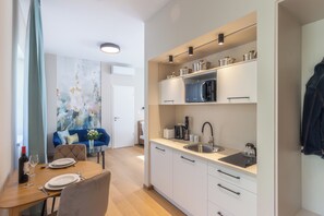 Kitchen and dining area