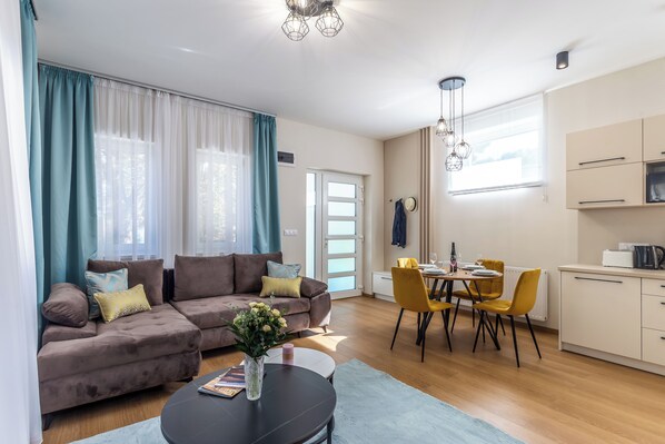 Living and dining room