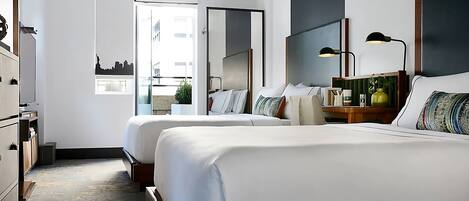 Comfortable 2 Queen size beds