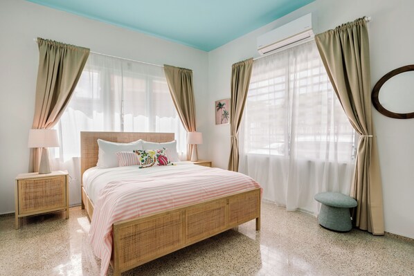 A serene escape with clean lines and calming tones for the perfect night’s rest.
