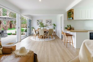 Open plan living area