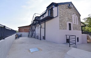 The studio apartment on the second floor