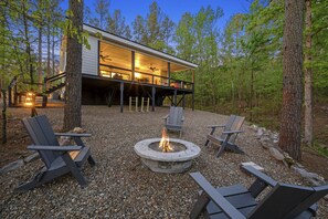 Complimentary firewood provided for the firepit