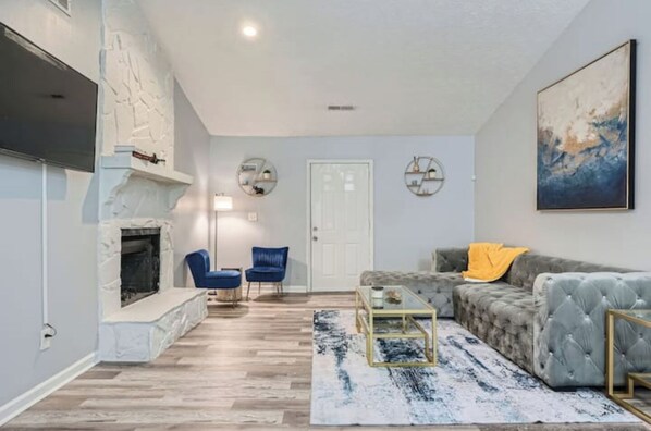 An inviting and spacious living space, designed for comfort and relaxation!

