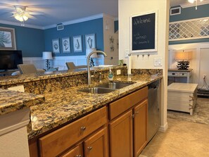 Excellent counter space
