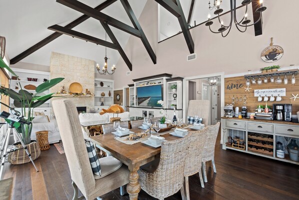 Large Dining Table that Seats Eight Great for Dining In (1)