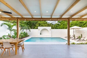 Covered Porch & Pool