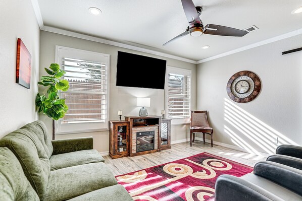 Amarillo Vacation Rental | 1BR | 2BA | 1,250 Sq Ft | Step-Free Entry