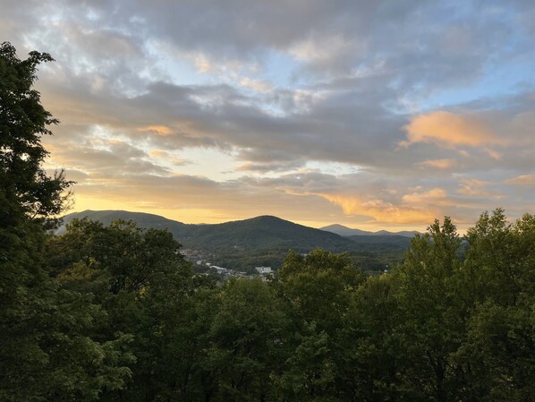Sunset over Howard's Knob Boone, NC