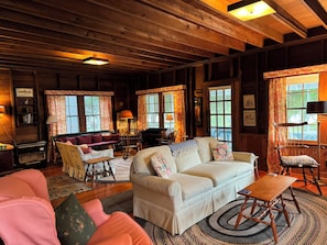 Living room and additional sitting area main cottage