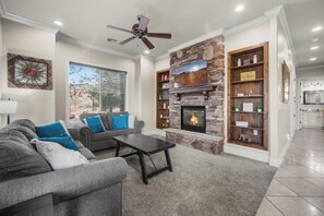 Curl up in the living room & stream all your favorite entertainment