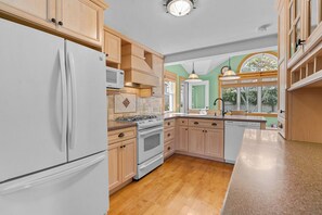 Whip up your favorite meal in the fully equipped kitchen