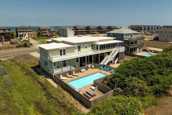 NH118: Conch Shell Estate | Rear Exterior - Private Pool