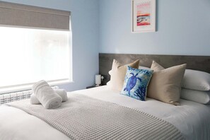 The home has three comfy bedrooms to sleep up to 8 guests.