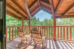 Multiple outdoor areas with seating.