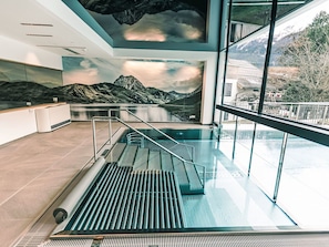 Piscine, Chaîne De Montagnes, Glacial Relief, Alpes, L'Hiver, Neige, Glacier, Hôtel, Eco Hôtel