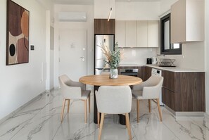 Modern kitchen area!