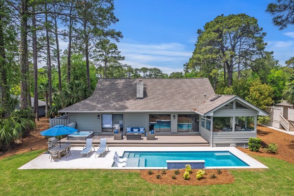 HOST & HOME presents...120 Club Course Drive, nestled within the tranquil ambience of Sea Pines Resort!