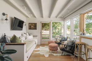 Relax in the lounge area